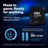 Intel Core Ultra 7 Desktop Processor 265K - 20 cores (8 P-cores + 12 E-cores) up to 5.5 GHz
