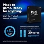 Intel Core Ultra 7 Desktop Processor 265K - 20 cores (8 P-cores + 12 E-cores) up to 5.5 GHz - Image 5