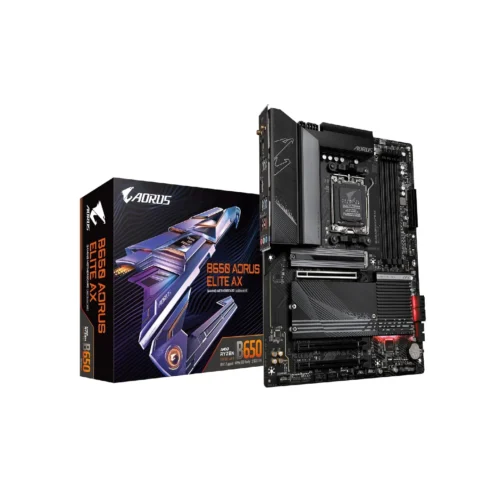 GIGABYTE AORUS Elite AX (AM5/LGA 1718/ AMD B650/ATX/ B650  PCIe 5.0/USB 3.2 Gen2X2 Type-C/WiFi 6E/