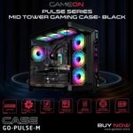 Game ON Gaming PC Case – ATX/M-ATX/ITX ARGB Pre-Installed Fans - Image 4