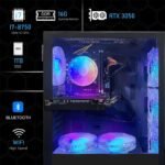 STGAubron Gaming PC Computer Desktop, Intel Core i7 8th Gen up to 4.1GHz, GeForce RTX 3050 6G, 16G DDR4, 1T SSD, WiFi 6 - Image 4