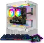 STGAubron Gaming PC Desktop, Radeon RX 580 16G GDDR5, Intel 10th Gen G5905 3.5G, 16G DDR4, 1T SSD, WiFi, BT 5.0 - Image 2