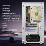 STGAubron Gaming PC Desktop, Radeon RX 580 16G GDDR5, Intel 10th Gen G5905 3.5G, 16G DDR4, 1T SSD, WiFi, BT 5.0 - Image 6