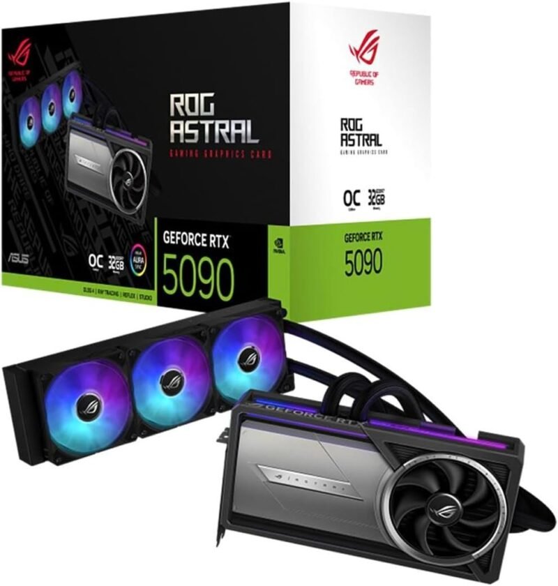 s1-1.jpg ASUS GeForce RTX 5090 Astral LC Overclocked Liquid Cooled 32GB GDDR7 PCIe 5.0 Graphics Card