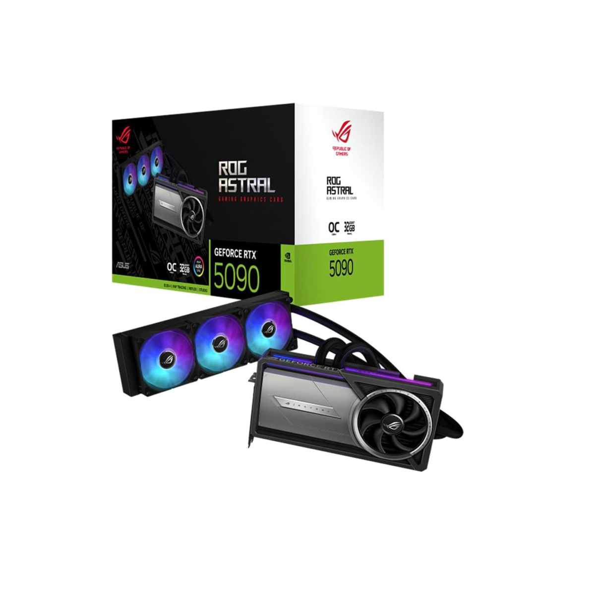 ASUS GeForce RTX 5090 Astral LC Overclocked Liquid Cooled 32GB GDDR7 PCIe 5.0 Graphics Card - Image 2