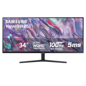 SAMSUNG 34" ViewFinity S50GC Series Ultra-WQHD Monitor, 100Hz HDR10,