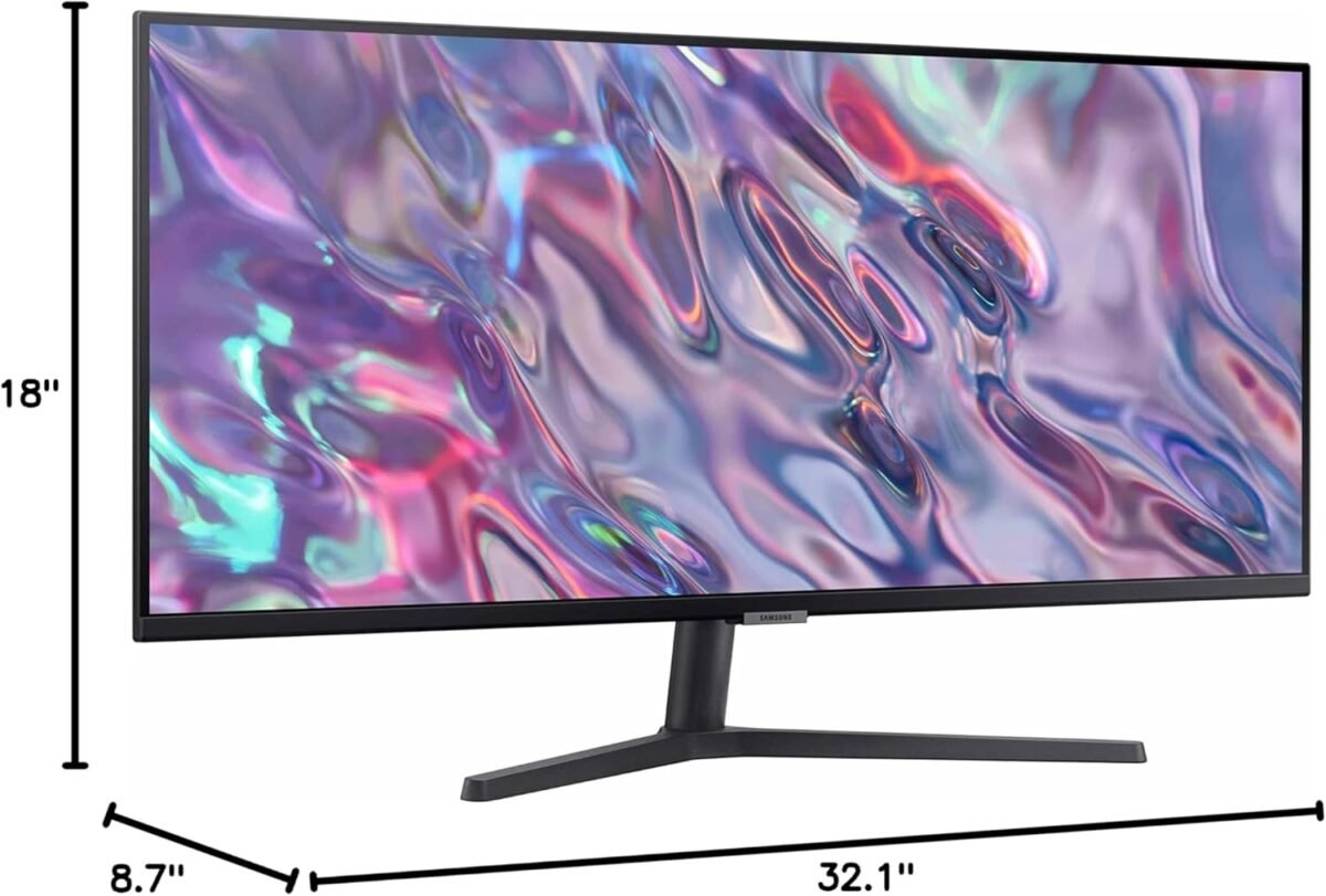 SAMSUNG 34" ViewFinity S50GC Series Ultra-WQHD Monitor, 100Hz HDR10, - Image 11