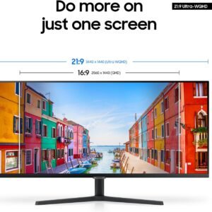SAMSUNG 34" ViewFinity S50GC Series Ultra-WQHD Monitor, 100Hz HDR10,