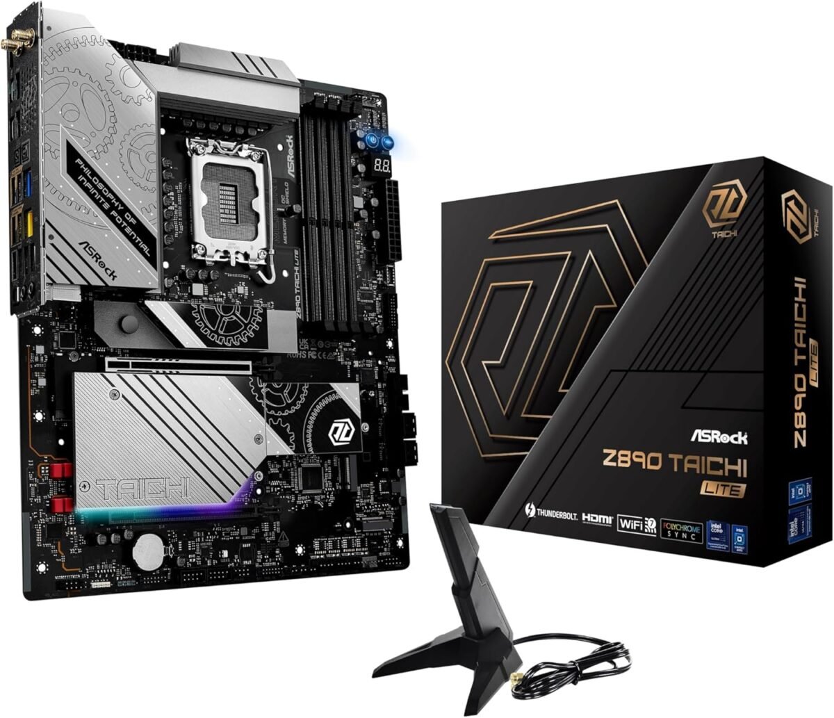 ASRock Z890 Taichi Lite Intel Core Ultra LGA1851 RL-ILM WiFi7 ATX Motherboard DDR5 9200 MHz 256 GB PCIe 5.0 - Image 12