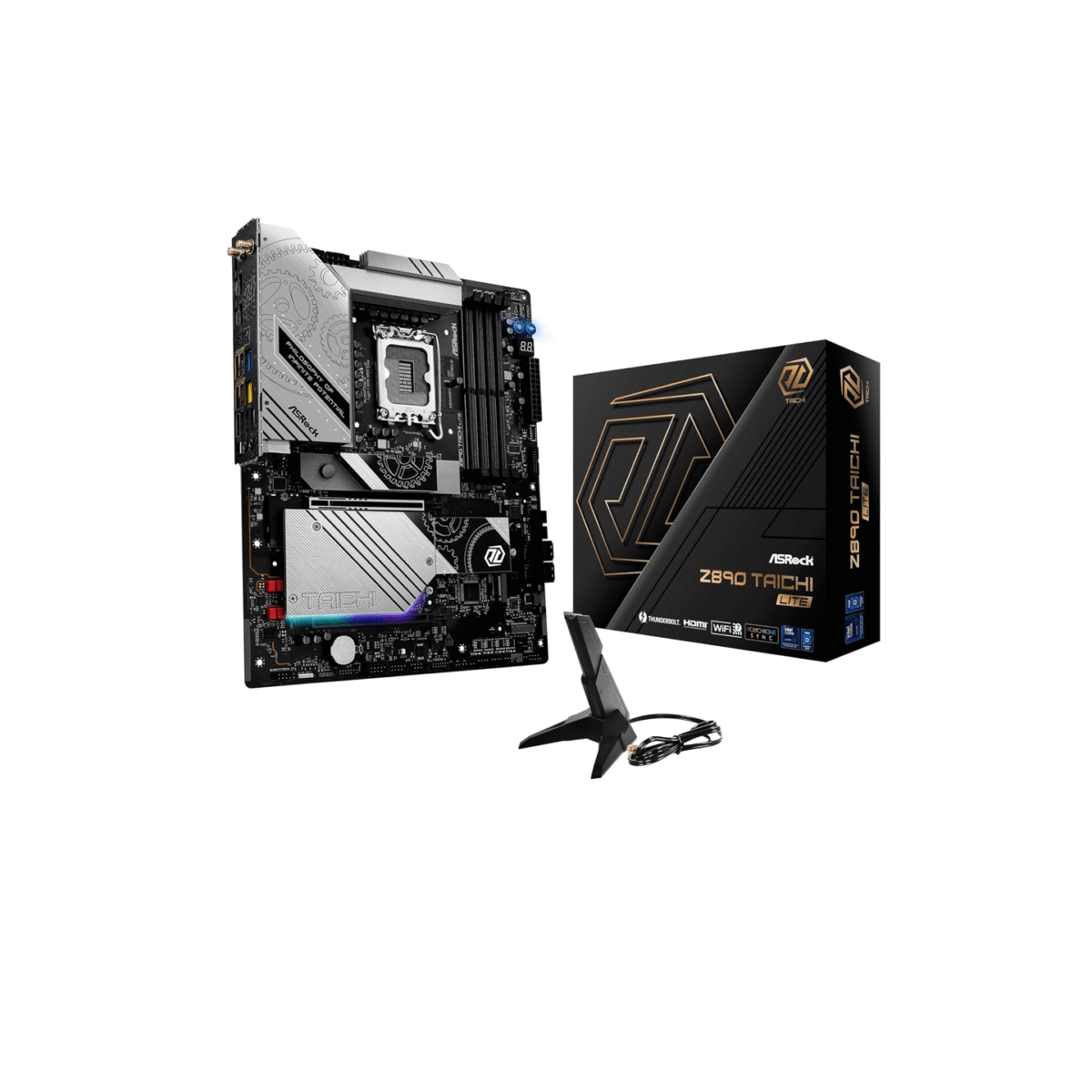 ASRock Z890 Taichi Lite Intel Core Ultra LGA1851 RL-ILM WiFi7 ATX Motherboard DDR5 9200 MHz 256 GB PCIe 5.0 - Image 4
