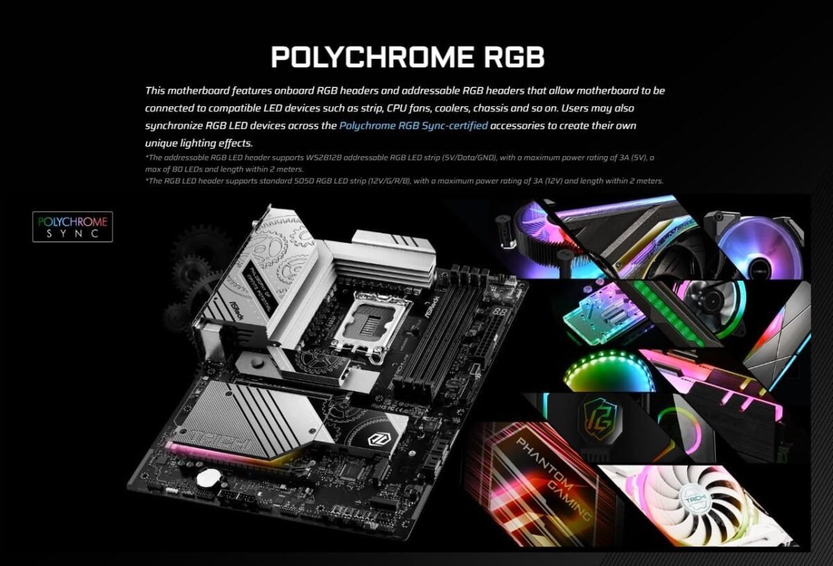 ASRock Z890 Taichi Lite Intel Core Ultra LGA1851 RL-ILM WiFi7 ATX Motherboard DDR5 9200 MHz 256 GB PCIe 5.0 - Image 3