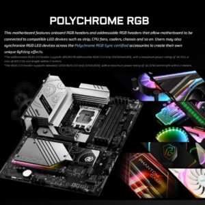 ASRock Z890 Taichi Lite Intel Core Ultra LGA1851 RL-ILM WiFi7 ATX Motherboard DDR5 9200 MHz 256 GB PCIe 5.0