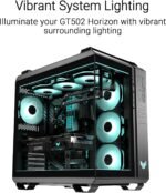 Asus TUF Gaming GT502 Horizon With Pre-Installed ARGB Fans Black Modular ATX Dual Chamber Case - Image 4