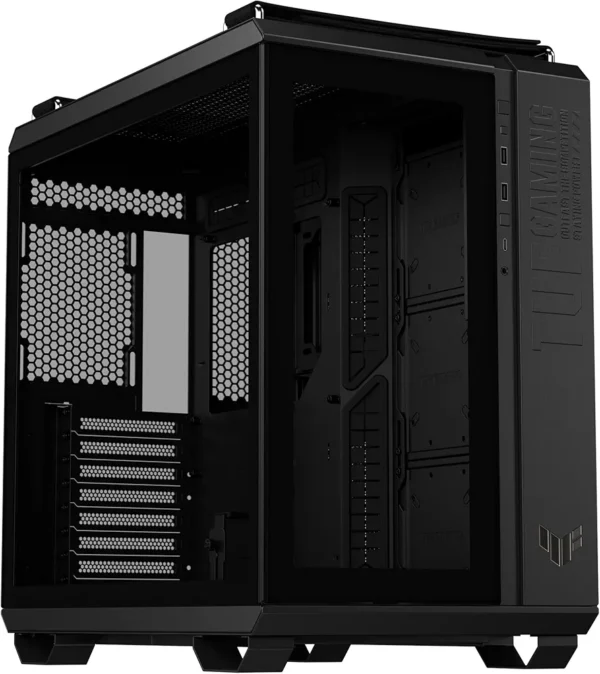 Asus TUF Gaming GT502 Horizon With Pre-Installed ARGB Fans Black Modular ATX Dual Chamber Case