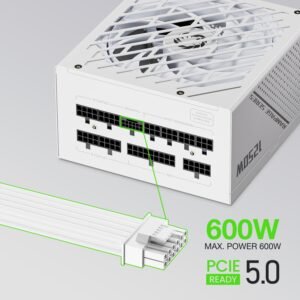 GAMEMAX Rampage Series, 1250W, Full Modular Power Supply, ATX 3.1 & PCIE 5.1 Ready, 80 Plus Platinum Certified