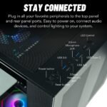 Panorama XL Gaming PC Desktop (NVD GeForce RTX 5080, Intel 24-Core i9-14900KF Processor, 96GB DDR5 RAM, 4TB Gen4 NVMe SSD, WiFi 6E - Image 7