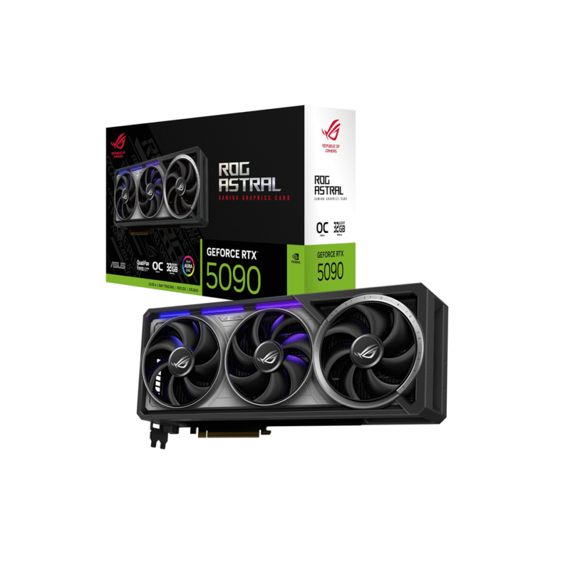 ASUS ROG Astral GeForce RTX™ 5090 OC Edition Gaming Graphics Card (PCIe® 5.0, 32GB GDDR7, HDMI®/DP 2.1, 3.8-Slot