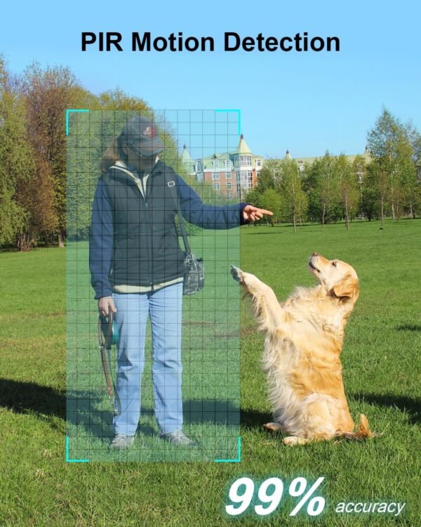 ANRAN 2K Solar Security Camera Wireless Outdoor with Built-in Solar Panel