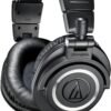 Audio-Technica ATH-M50x Professional Studio Monitor Headphones Black
