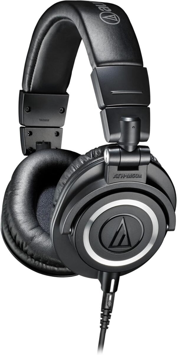Audio-Technica ATH-M50x Professional Studio Monitor Headphones Black