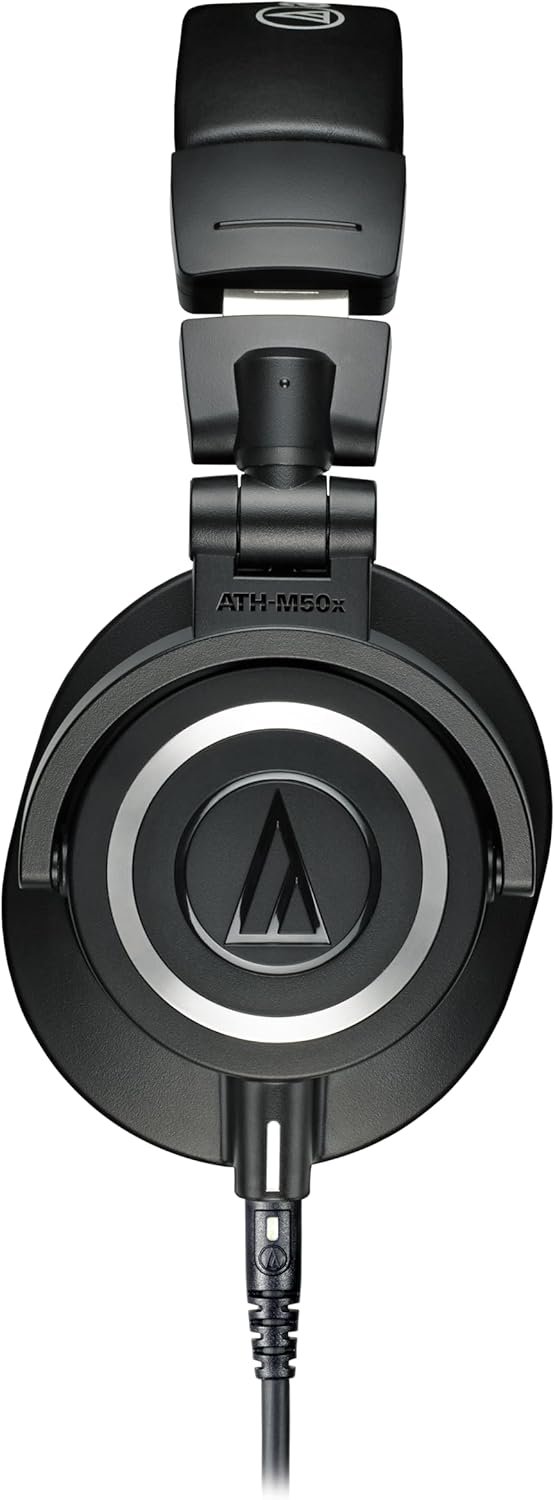 Audio-Technica ATH-M50x Professional Studio Monitor Headphones Black