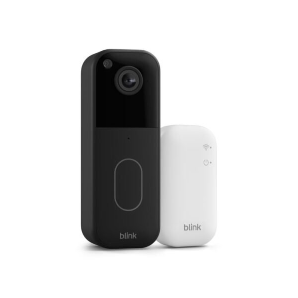 Blink Video Doorbell with two-year battery life newest model Black