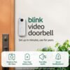 Blink Video Doorbell 2 in One Mini with two-year battery life newest model White