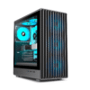FOIFKIN K6 Gaming ATX PC Case With Pre-Installed 6 PWM ARGB Fan Black K6