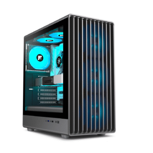 FOIFKIN K6 Gaming ATX PC Case With Pre-Installed 6 PWM ARGB Fan Black K6