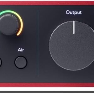 AudioDeluxe Focusrite Scarlett Solo 4th Gen USB Audio Interface and Waves Musicians 2 Bundle