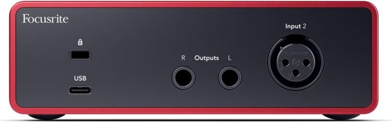 AudioDeluxe Focusrite Scarlett Solo 4th Gen USB Audio Interface and Waves Musicians 2 Bundle
