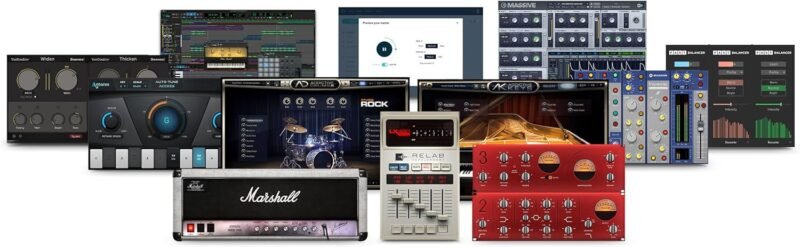 AudioDeluxe Focusrite Scarlett Solo 4th Gen USB Audio Interface and Waves Musicians 2 Bundle