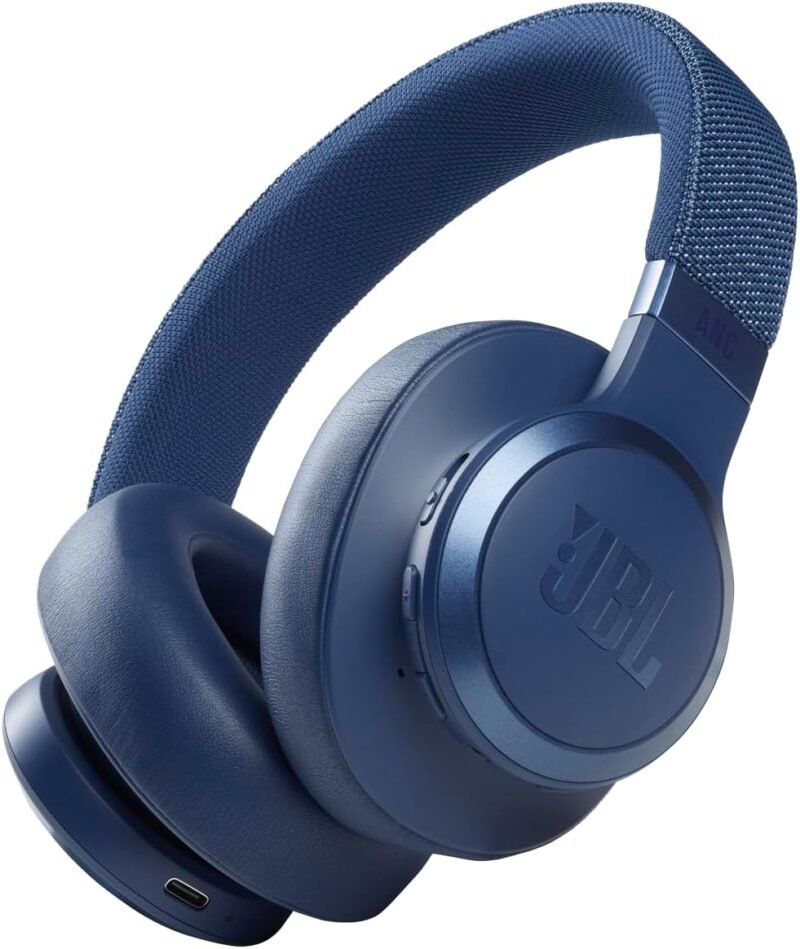JBL Live 660NC Wireless Noise Cancellation headphones, Up to 50Hrs of Battery Blue