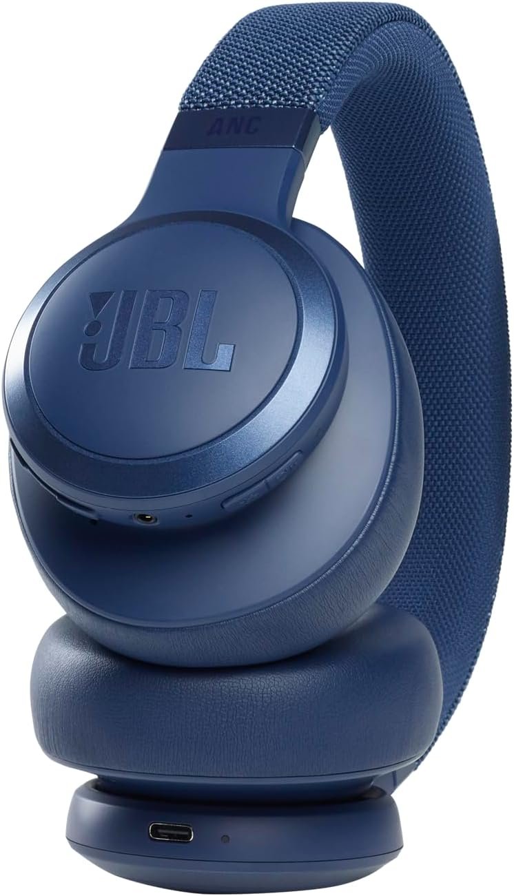 JBL Live 660NC Wireless Noise Cancellation headphones, Up to 50Hrs of Battery Blue