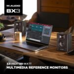 M-AUDIO BX3 Pair 3.5" 120W Studio Monitors HD PC Speakers for Recording - Image 4
