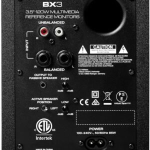 M-AUDIO BX3 Pair 3.5" 120W Studio Monitors HD PC Speakers for Recording