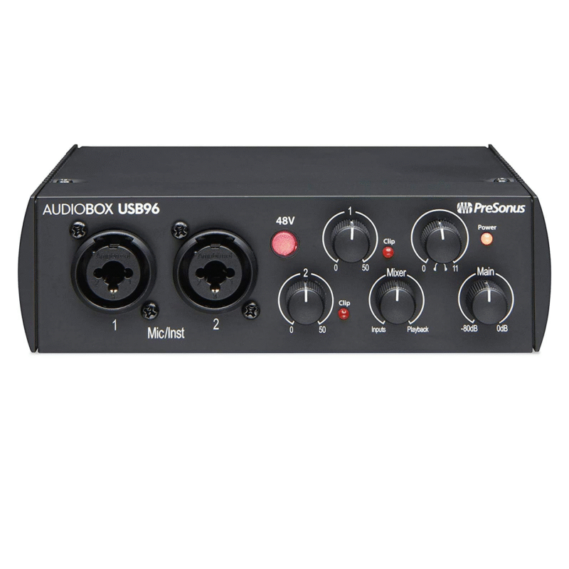 Presonus AudioBox 96 Audio-Midi Recording USB Interface