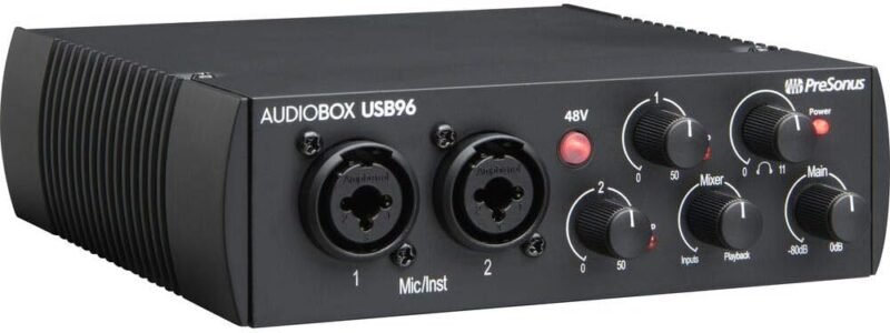 Presonus AudioBox 96 Audio-Midi Recording USB Interface