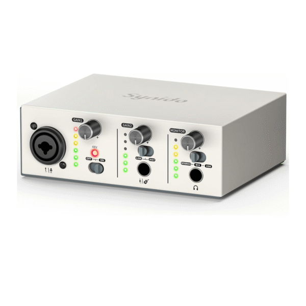 Synido Solo Music Recording USB Interface for Audio, Podcast