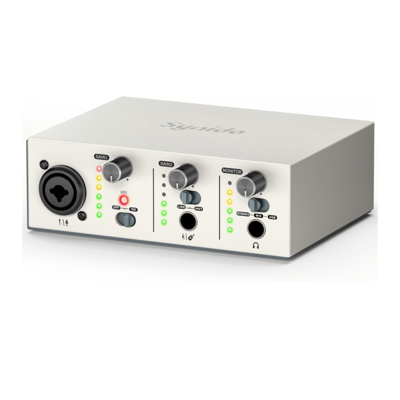 Synido Solo Music Recording USB Interface for Audio, Podcast