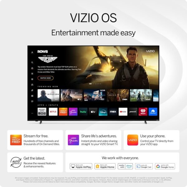 VIZIO 32-inch Full HD 1080p Smart TV VFD32M-08 New with Built in Google Cast