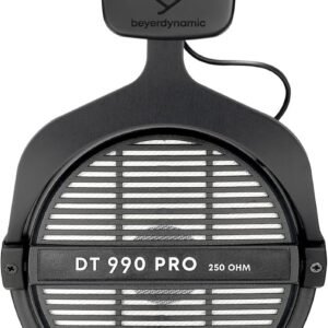 beyerdynamic DT 990 Pro 250 ohm Over-Ear Studio Headphones for Mixing, Mastering, and Editing
