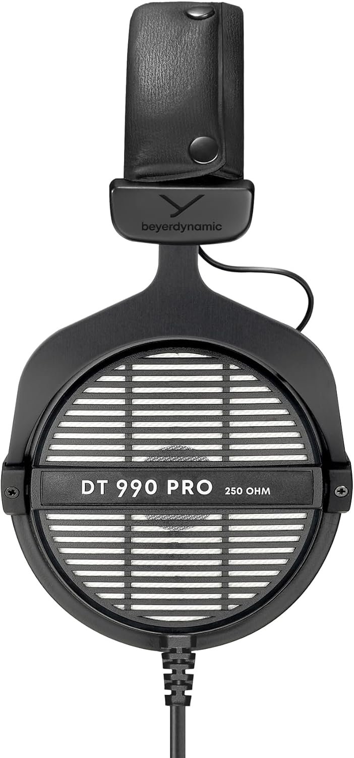 beyerdynamic DT 990 Pro 250 ohm Over-Ear Studio Headphones for Mixing, Mastering, and Editing