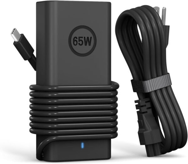 Boyunenge 65W Laptop Fast USB Type C Charger Compatible with Dell 2-in-1 XPS 13 15, Inspiron 16 & Dell Latitude 5320, 5520, 5530,  7200 7320 7330