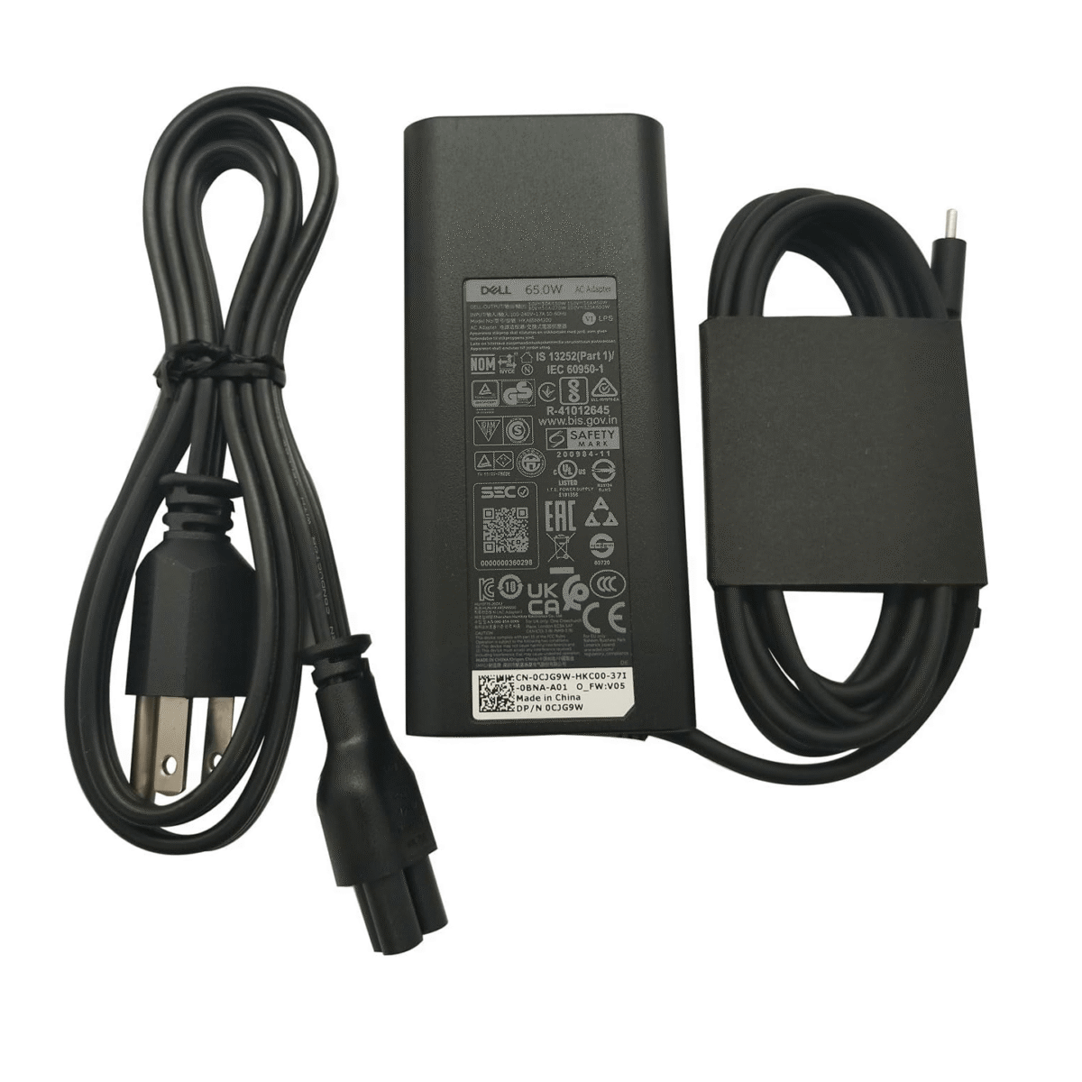 Dell Laptop Power Cord Charger 65W Watt USB Type C AC Power Adapter Compatible for Dell Latitude 3340 3440 3540 5340 5440 5540 7340 7440 7640 9440 - Image 2