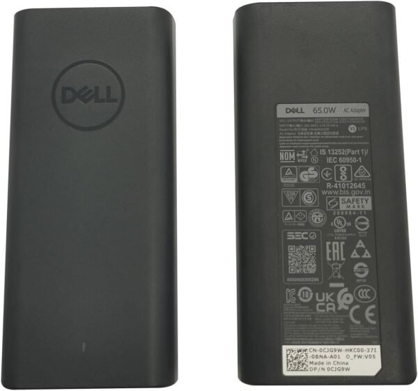 Dell Laptop Power Cord Charger 65W Watt USB Type C AC Power Adapter Compatible for Dell Latitude 3340 3440 3540 5340 5440 5540 7340 7440 7640 9440