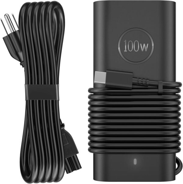 FUNNYERA 100W Laptop Charger for  Dell Precision Latitude Inspiron XPS USB Type C Power Cord Ac Adapter
