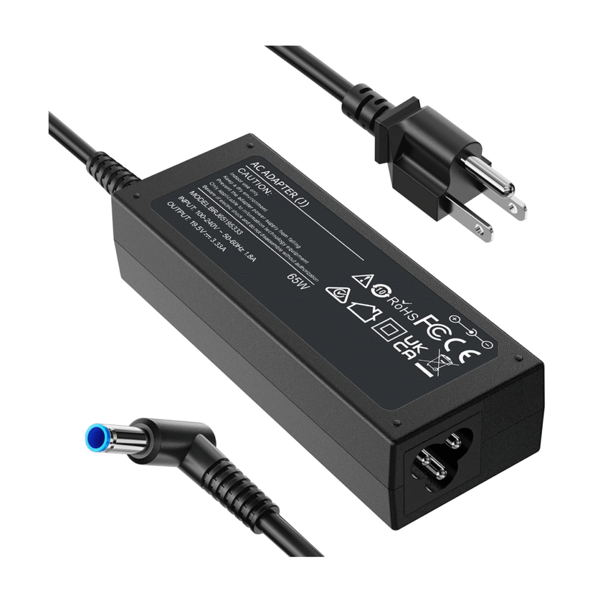 FUNNYERA 65W Power Cord Charger Compatible with HP Laptop 45W - Image 2