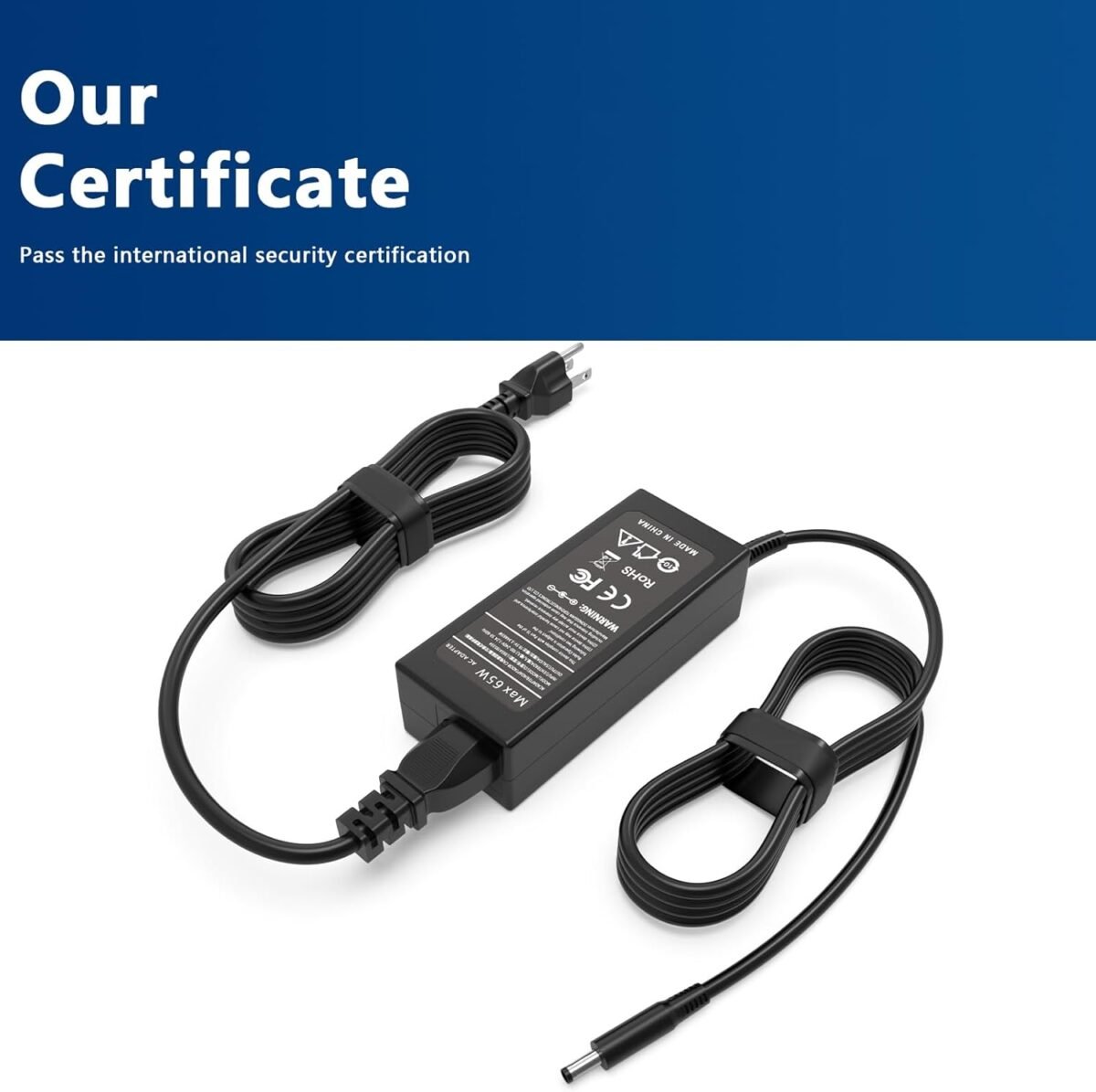 GVKRLXZ 65W 4.5mm AC Adapter Compatible with Dell Latitude 3520 3540 3440 3420 3550 3430 3320 3340 3330 3450 3535 Business Student Laptop DA65NM19 - Image 7