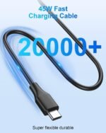 INEXEWOC Laptop USB Type C Charger 45W Compatible with hp chromebook/Spectre X360, Lenovo ThinkPad/Yoga, Dell Chromebook/Latitude, Acer, Asus, Samsung, Google Series Universal Chromebook - Image 5
